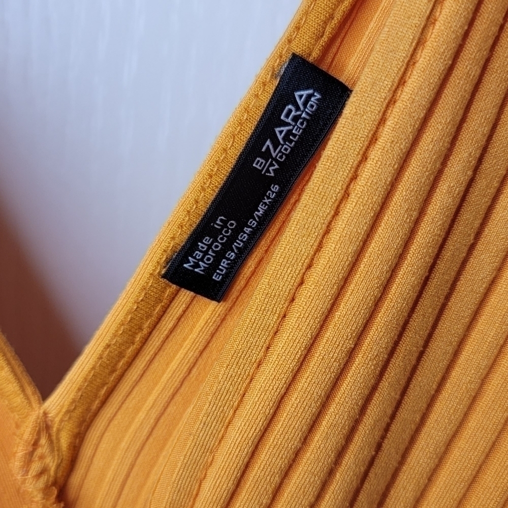 Zara Collection Ribbed Bodysuit S Small - Picture 3 of 7